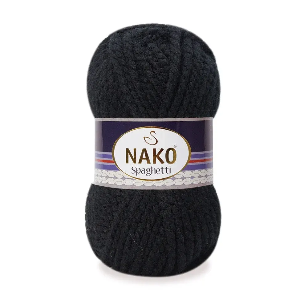 nako-spaghetti-217 Nako Spaghetti: %75 akrilik, %25 yün karışımı kalın yapısıyla kışlık örgüler için ideal. Kolay örülür, yumuşak dokusu ve harika renkleriyle fark yaratır!