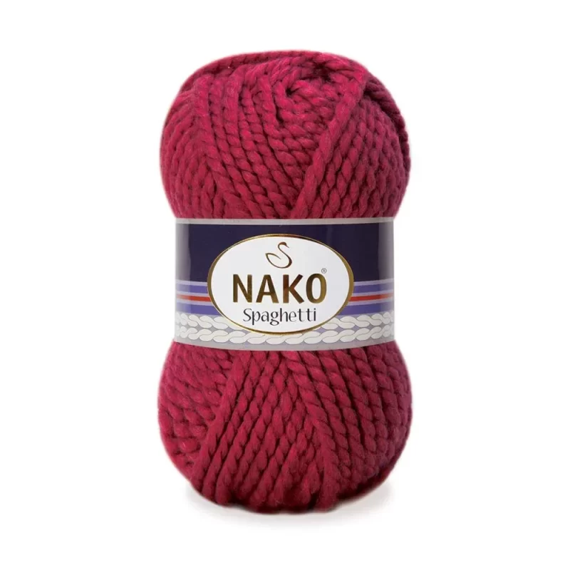 Nako Spaghetti: %75 akrilik, %25 yün karışımı kalın yapısıyla kışlık örgüler için ideal. Kolay örülür, yumuşak dokusu ve harika renkleriyle fark yaratır!