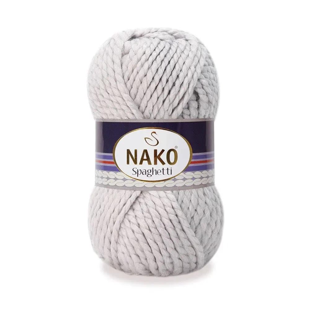 nako-spaghetti-3079 Nako Spaghetti: %75 akrilik, %25 yün karışımı kalın yapısıyla kışlık örgüler için ideal. Kolay örülür, yumuşak dokusu ve harika renkleriyle fark yaratır!