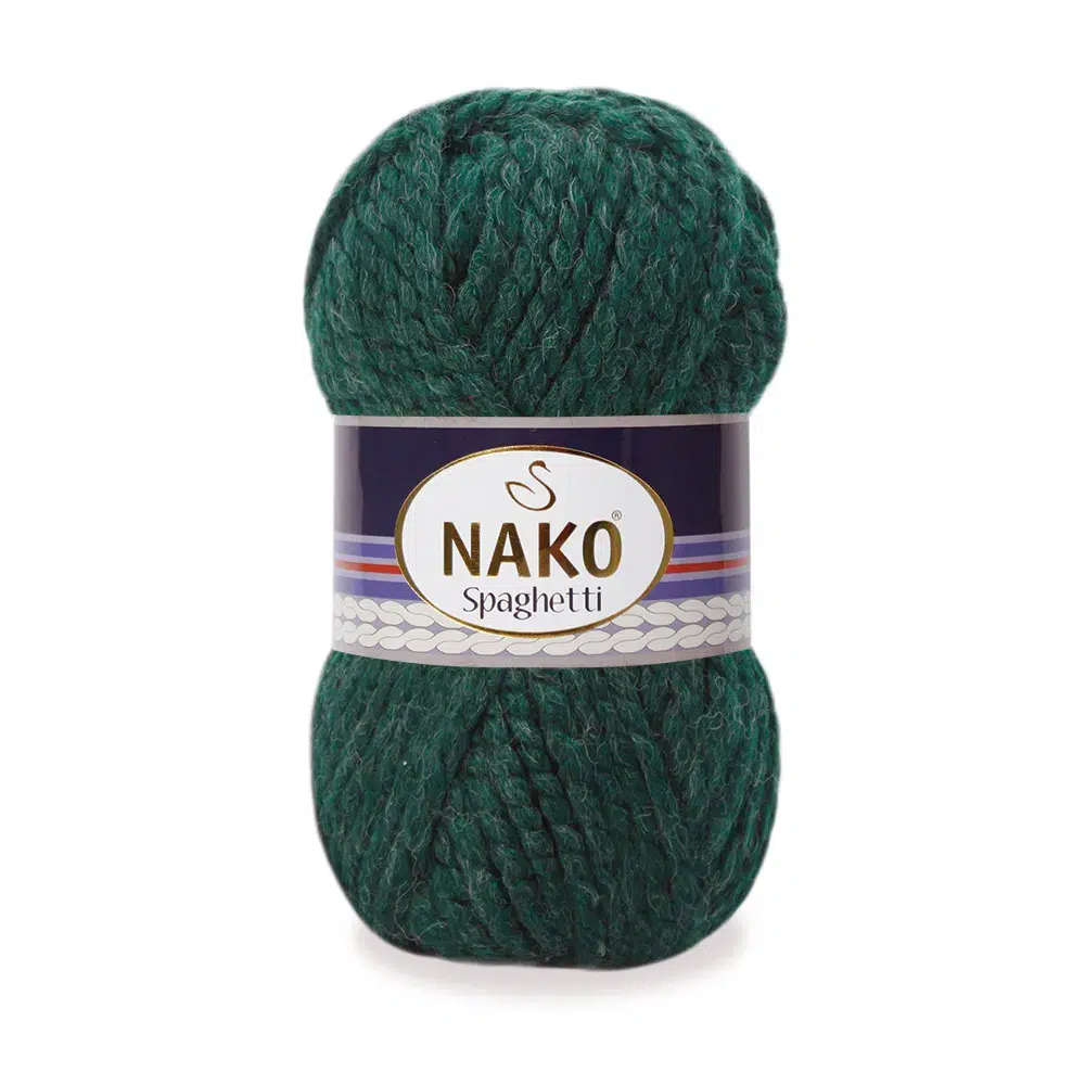 nako-spaghetti-3444 Nako Spaghetti: %75 akrilik, %25 yün karışımı kalın yapısıyla kışlık örgüler için ideal. Kolay örülür, yumuşak dokusu ve harika renkleriyle fark yaratır!