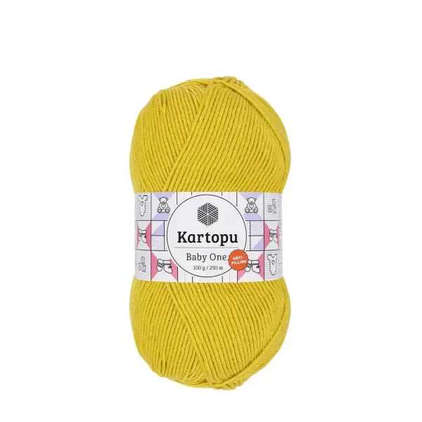 Bebekler ve alerjik cilde sahip bireyler için özel olarak tasarlanmıştır. Tüylenmeyen ve yumuşak bir iplik arıyorsanız, Kartopu baby one tam size göre!