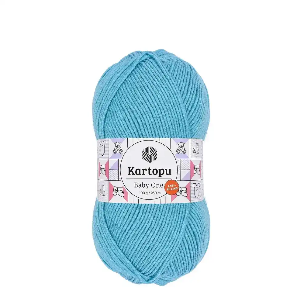 kartopu-baby-one-k576 Bebekler ve alerjik cilde sahip bireyler için özel olarak tasarlanmıştır. Tüylenmeyen ve yumuşak bir iplik arıyorsanız, Kartopu baby one tam size göre!