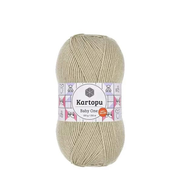 Bebekler ve alerjik cilde sahip bireyler için özel olarak tasarlanmıştır. Tüylenmeyen ve yumuşak bir iplik arıyorsanız, Kartopu baby one tam size göre!