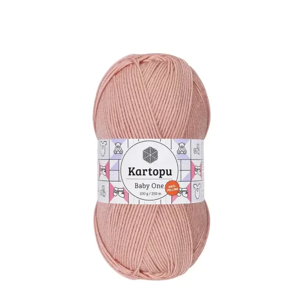 Bebekler ve alerjik cilde sahip bireyler için özel olarak tasarlanmıştır. Tüylenmeyen ve yumuşak bir iplik arıyorsanız, Kartopu baby one tam size göre!