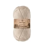 Kartopu Melange Wool el örgü ipliği, %80 akrilik ve %20 yün karışımından üretilmiş, 100 gramlık ve 170 metre uzunluğunda yumuşak dokulu iplik. Kazak, yelek, hırka, atkı, bere gibi örgü projelerinde kullanılabilecek ideal bir ip.