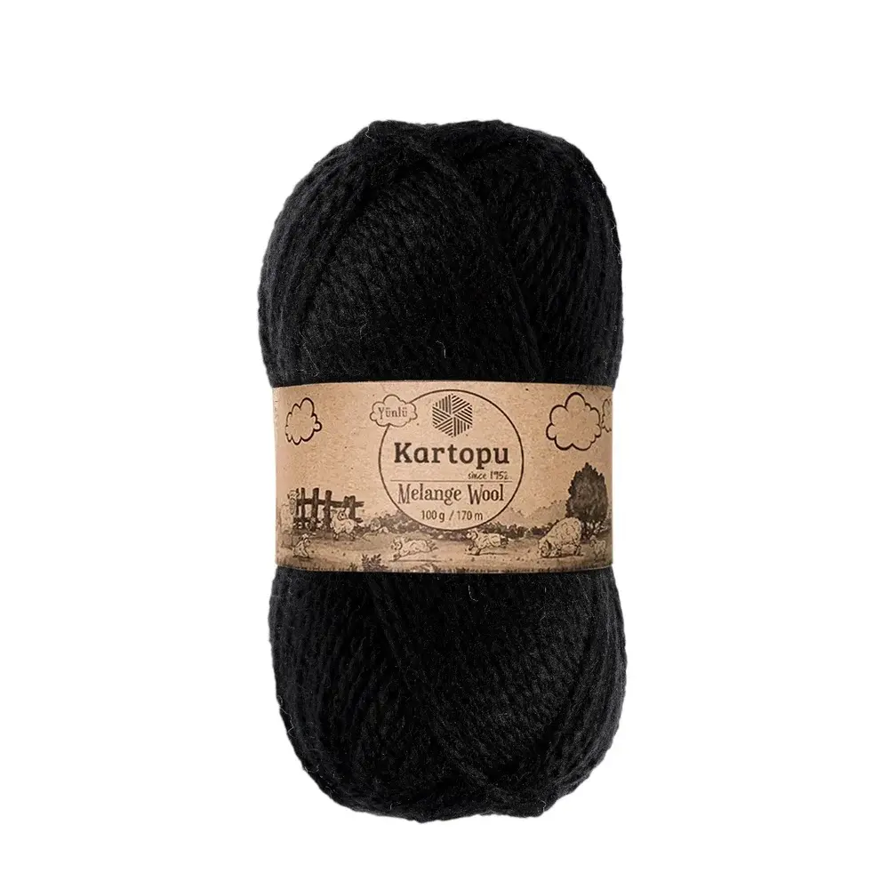 kartopu-melange-wool-k940 Kartopu Melange Wool el örgü ipliği, %80 akrilik ve %20 yün karışımından üretilmiş, 100 gramlık ve 170 metre uzunluğunda yumuşak dokulu iplik. Kazak, yelek, hırka, atkı, bere gibi örgü projelerinde kullanılabilecek ideal bir ip.