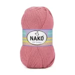 Nako Elit Baby: %100 Premium Anti Pill Akrilik içeriğiyle tüylenme yapmayan, yumuşak ve dayanıklı bir ipliktir. Bebekler ve alerjik ciltler için güvenle tercih edilebilir. 100 gr, 250 m uzunluğunda olup 3.5-4 mm şiş ve 2 mm tığ ile idealdir.