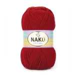 Nako Elit Baby: %100 Premium Anti Pill Akrilik içeriğiyle tüylenme yapmayan, yumuşak ve dayanıklı bir ipliktir. Bebekler ve alerjik ciltler için güvenle tercih edilebilir. 100 gr, 250 m uzunluğunda olup 3.5-4 mm şiş ve 2 mm tığ ile idealdir.