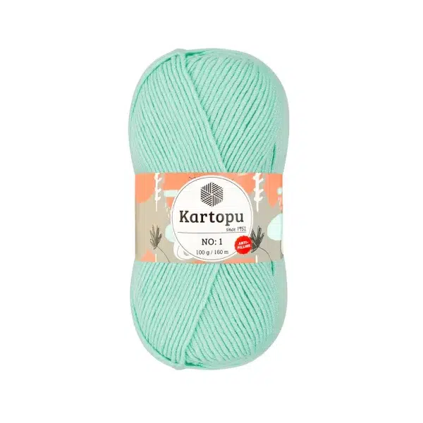Kartopu No.1 El Örgü İpi - Anti-pilling özellikli, %100 akrilik, yumuşak ve dayanıklı örgü ipi