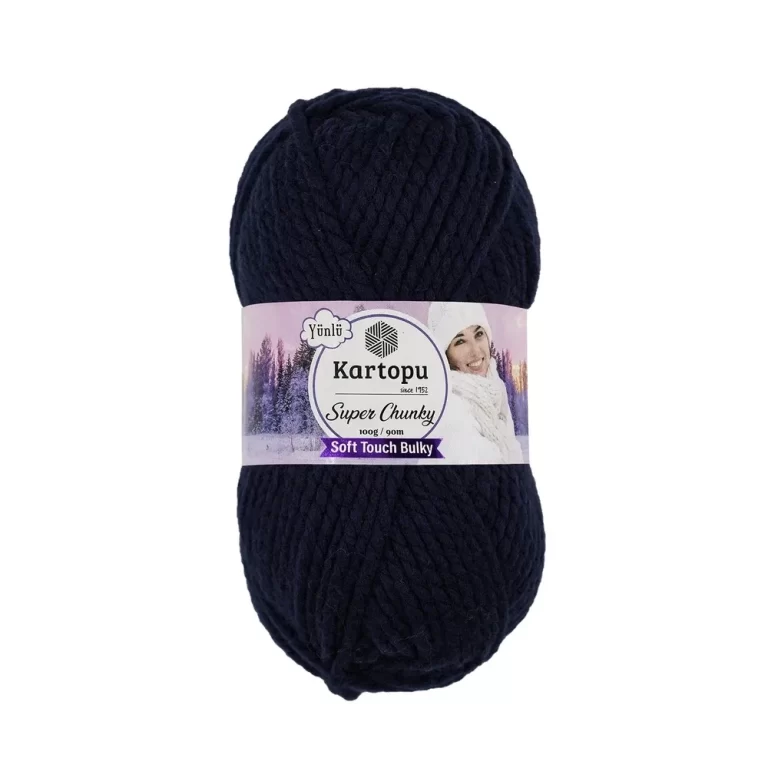 Kartopu Super Chunky el örgü ipliği, %80 akrilik ve %20 yün karışımından üretilmiş, 100 gramlık ve 90 metre uzunluğunda yumuşak dokulu iplik. Kazak, yelek, hırka, atkı, bere gibi örgü projelerinde kullanılabilecek ideal bir ip.Kartopu Super Chunky el örgü ipliği, %80 akrilik ve %20 yün karışımından üretilmiş, 100 gramlık ve 90 metre uzunluğunda yumuşak dokulu iplik. Kazak, yelek, hırka, atkı, bere gibi örgü projelerinde kullanılabilecek ideal bir ip.