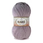 Nako Süper İnci İplik: %25 yün, %75 akrilik, 100 g - 260 m. Kolay örülür, 30°C’de yıkanabilir, zengin renk seçenekleriyle her projeye uygun!