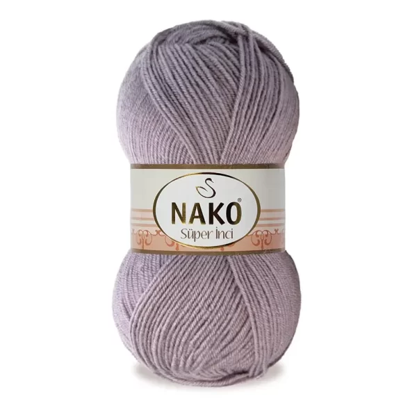 Nako Süper İnci İplik: %25 yün, %75 akrilik, 100 g - 260 m. Kolay örülür, 30°C’de yıkanabilir, zengin renk seçenekleriyle her projeye uygun!