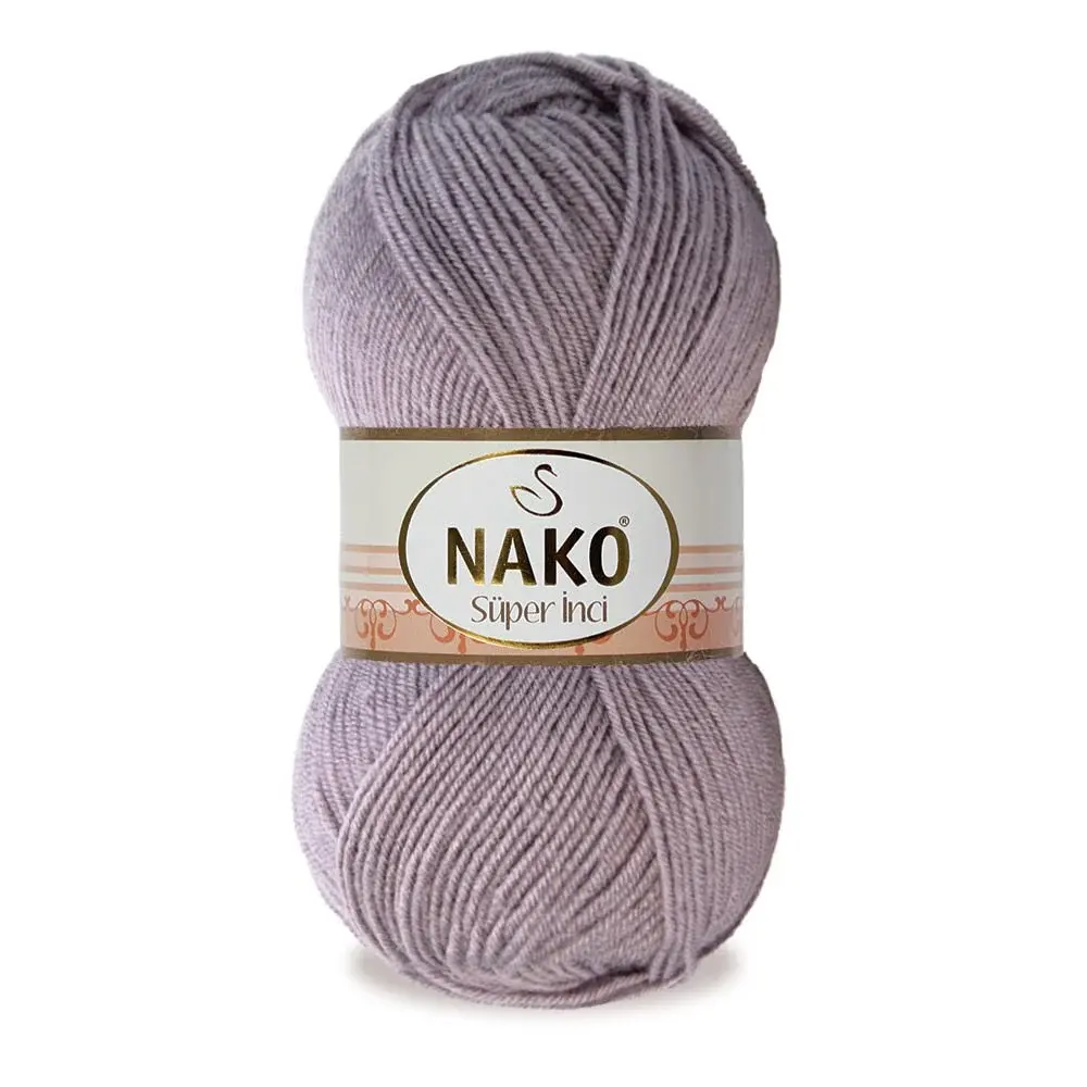 nako-super-inci-10155 Nako Süper İnci İplik: %25 yün, %75 akrilik, 100 g - 260 m. Kolay örülür, 30°C’de yıkanabilir, zengin renk seçenekleriyle her projeye uygun!