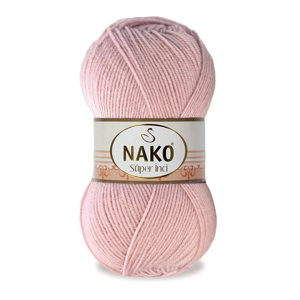 nako-super-inci-10275 Nako Süper İnci İplik: %25 yün, %75 akrilik, 100 g - 260 m. Kolay örülür, 30°C’de yıkanabilir, zengin renk seçenekleriyle her projeye uygun!