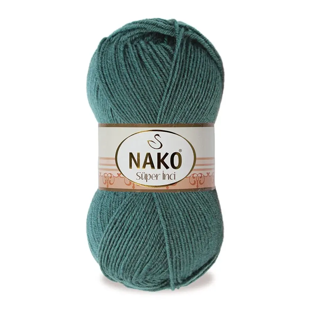 nako-super-inci-10469 Nako Süper İnci İplik: %25 yün, %75 akrilik, 100 g - 260 m. Kolay örülür, 30°C’de yıkanabilir, zengin renk seçenekleriyle her projeye uygun!