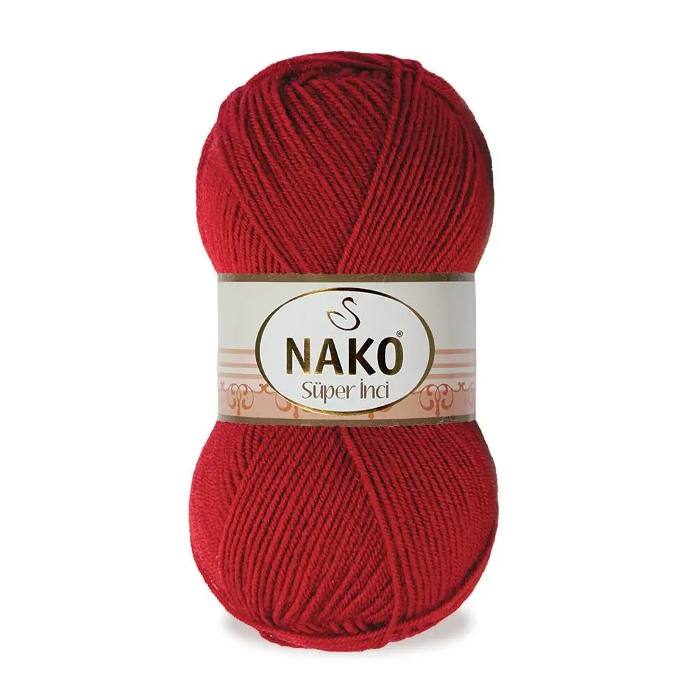 nako-super-inci-1175 Nako Süper İnci İplik: %25 yün, %75 akrilik, 100 g - 260 m. Kolay örülür, 30°C’de yıkanabilir, zengin renk seçenekleriyle her projeye uygun!