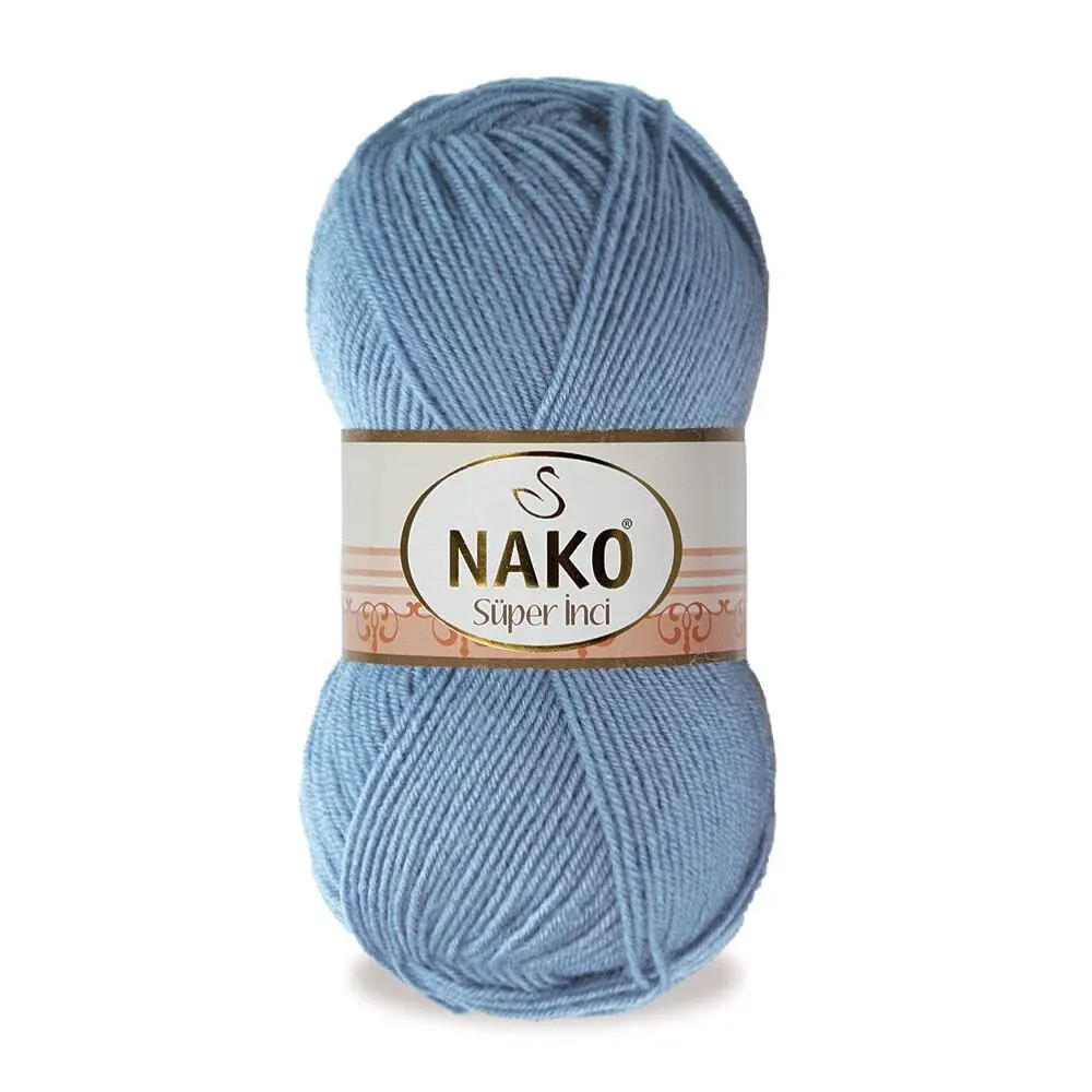 nako-super-inci-1986 Nako Süper İnci İplik: %25 yün, %75 akrilik, 100 g - 260 m. Kolay örülür, 30°C’de yıkanabilir, zengin renk seçenekleriyle her projeye uygun!