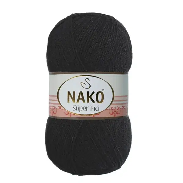 Nako Süper İnci İplik: %25 yün, %75 akrilik, 100 g - 260 m. Kolay örülür, 30°C’de yıkanabilir, zengin renk seçenekleriyle her projeye uygun!