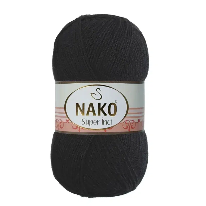 Nako Süper İnci İplik: %25 yün, %75 akrilik, 100 g - 260 m. Kolay örülür, 30°C’de yıkanabilir, zengin renk seçenekleriyle her projeye uygun!