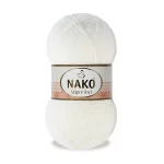 Nako Süper İnci İplik: %25 yün, %75 akrilik, 100 g - 260 m. Kolay örülür, 30°C’de yıkanabilir, zengin renk seçenekleriyle her projeye uygun!