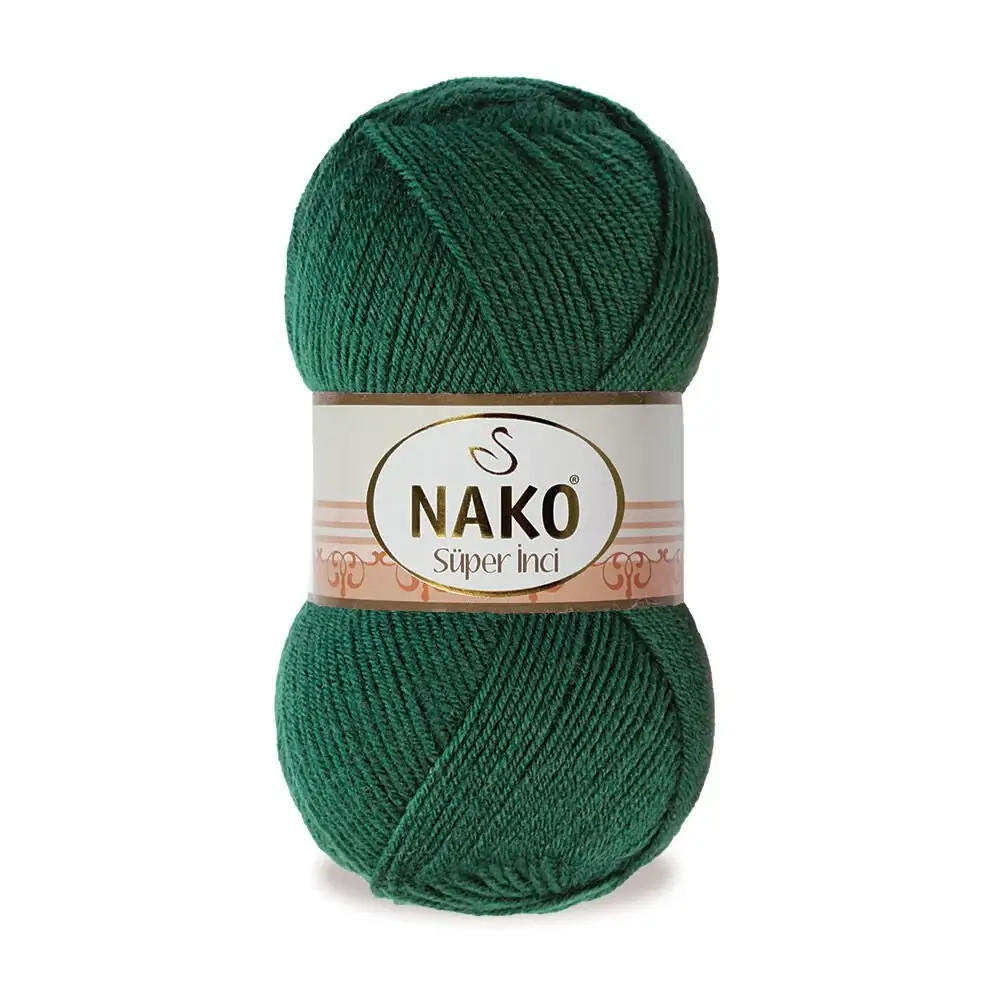nako-super-inci-3601 Nako Süper İnci İplik: %25 yün, %75 akrilik, 100 g - 260 m. Kolay örülür, 30°C’de yıkanabilir, zengin renk seçenekleriyle her projeye uygun!