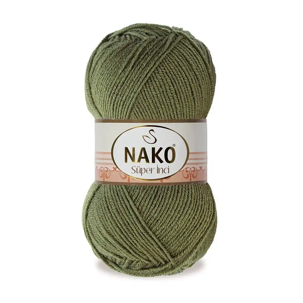 nako-super-inci-4234 Nako Süper İnci İplik: %25 yün, %75 akrilik, 100 g - 260 m. Kolay örülür, 30°C’de yıkanabilir, zengin renk seçenekleriyle her projeye uygun!