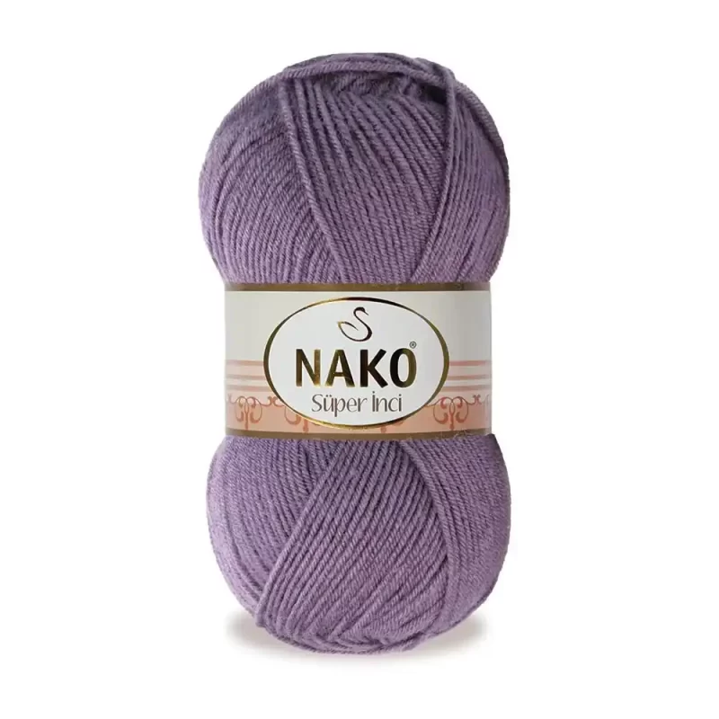 Nako Süper İnci İplik: %25 yün, %75 akrilik, 100 g - 260 m. Kolay örülür, 30°C’de yıkanabilir, zengin renk seçenekleriyle her projeye uygun!