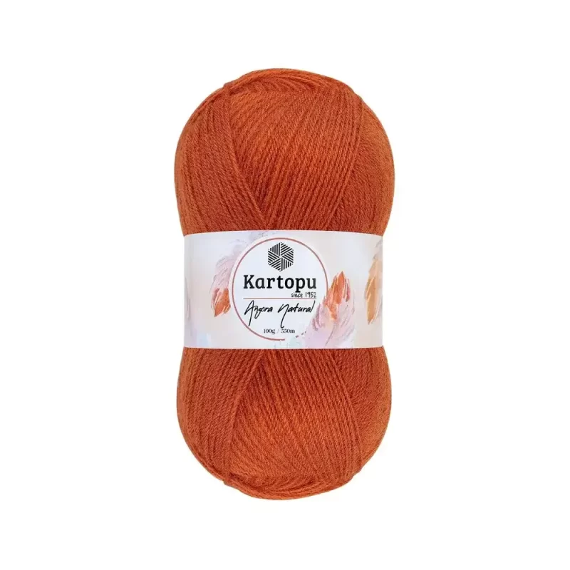 Kartopu Angora Natural El Örgü İpliği – %20 yün, %80 premium akrilik karışımı ile şık ve dayanıklı örgü projeleri için ideal. Tığ ve şişle rahatça kullanılabilir, çeşitli renk seçenekleri ile çeyizlik yelek, şal ve aksesuarlar için mükemmel bir tercih.