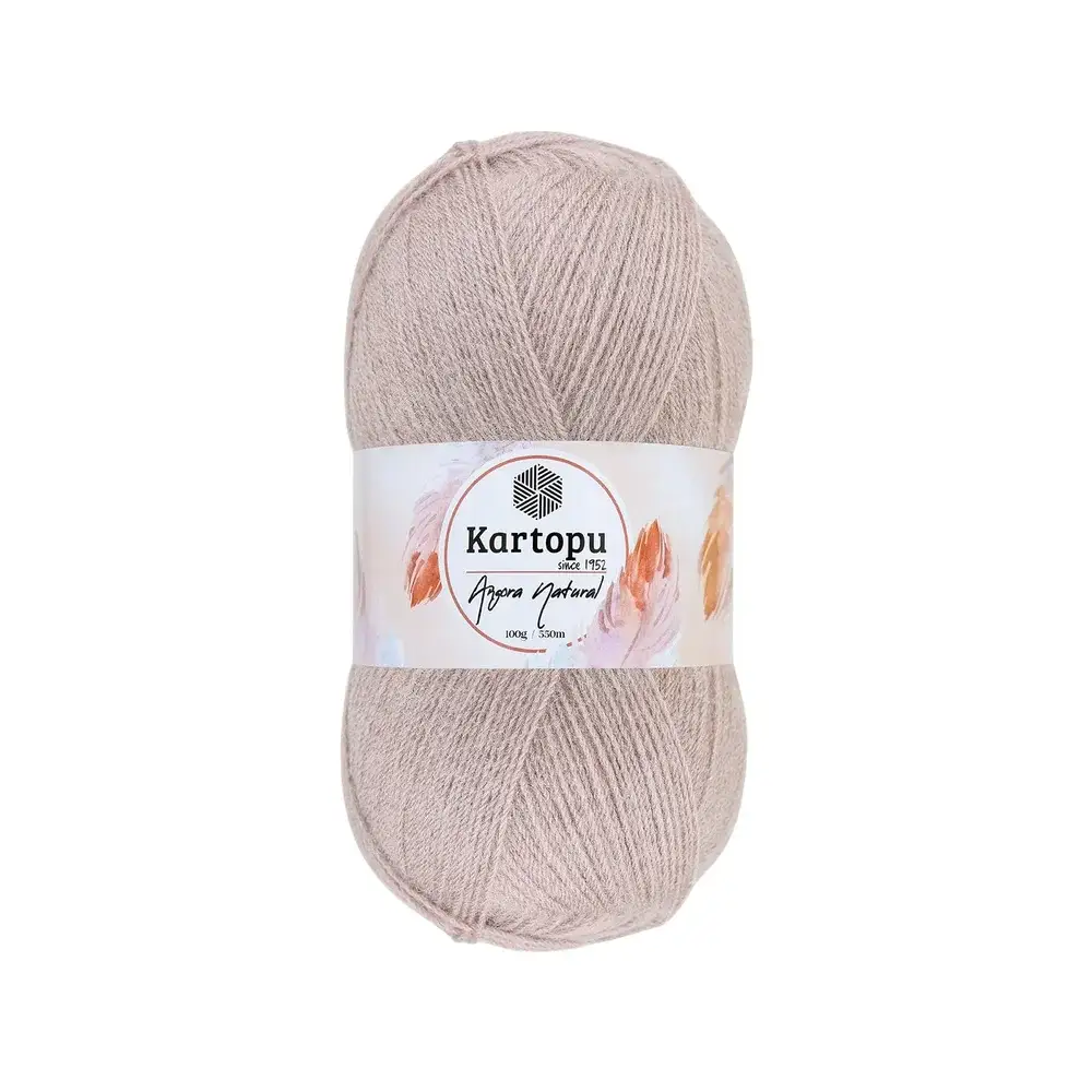 kartopu-angora-natural-k754 Kartopu Angora Natural El Örgü İpliği – %20 yün, %80 premium akrilik karışımı ile şık ve dayanıklı örgü projeleri için ideal. Tığ ve şişle rahatça kullanılabilir, çeşitli renk seçenekleri ile çeyizlik yelek, şal ve aksesuarlar için mükemmel bir tercih.
