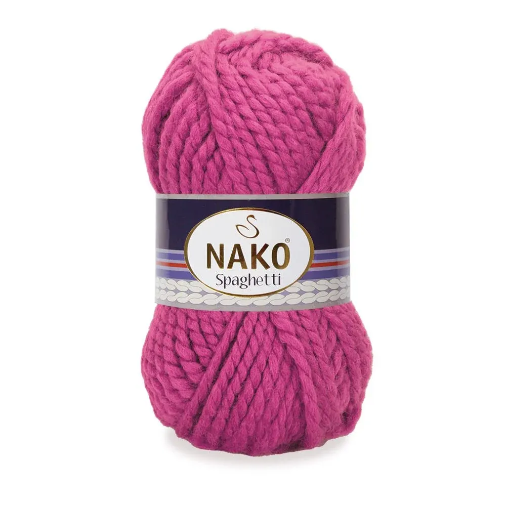 nako-spaghetti-5571 Nako Spaghetti: %75 akrilik, %25 yün karışımı kalın yapısıyla kışlık örgüler için ideal. Kolay örülür, yumuşak dokusu ve harika renkleriyle fark yaratır!