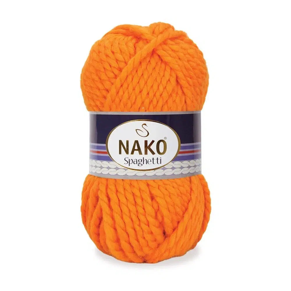 nako-spaghetti-93 Nako Spaghetti: %75 akrilik, %25 yün karışımı kalın yapısıyla kışlık örgüler için ideal. Kolay örülür, yumuşak dokusu ve harika renkleriyle fark yaratır!
