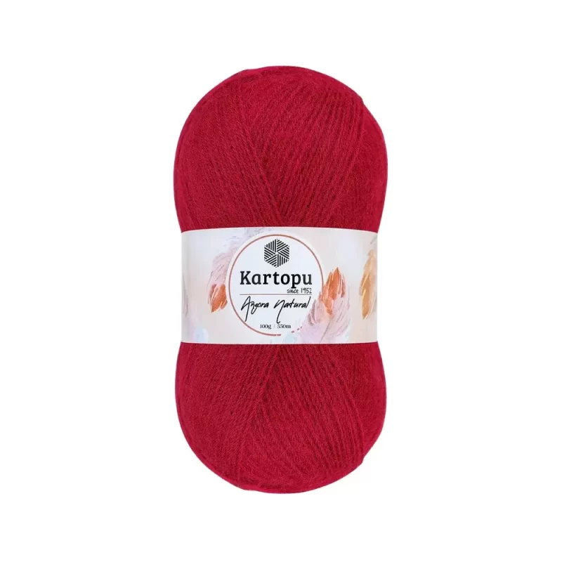 Kartopu Angora Natural El Örgü İpliği – %20 yün, %80 premium akrilik karışımı ile şık ve dayanıklı örgü projeleri için ideal. Tığ ve şişle rahatça kullanılabilir, çeşitli renk seçenekleri ile çeyizlik yelek, şal ve aksesuarlar için mükemmel bir tercih.
