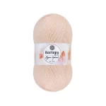 Kartopu Angora Natural El Örgü İpliği – %20 yün, %80 premium akrilik karışımı ile şık ve dayanıklı örgü projeleri için ideal. Tığ ve şişle rahatça kullanılabilir, çeşitli renk seçenekleri ile çeyizlik yelek, şal ve aksesuarlar için mükemmel bir tercih.