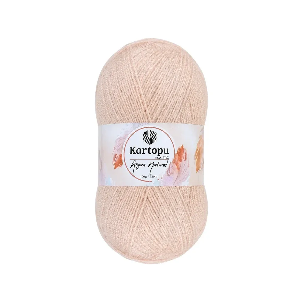 kartopu-angora-natural-k1873 Kartopu Angora Natural El Örgü İpliği – %20 yün, %80 premium akrilik karışımı ile şık ve dayanıklı örgü projeleri için ideal. Tığ ve şişle rahatça kullanılabilir, çeşitli renk seçenekleri ile çeyizlik yelek, şal ve aksesuarlar için mükemmel bir tercih.