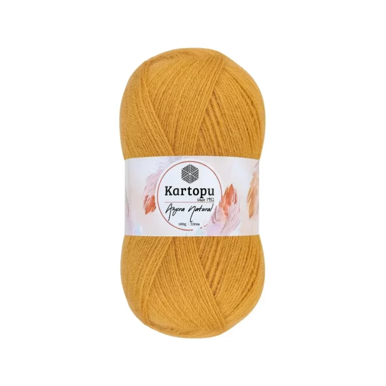Kartopu Angora Natural El Örgü İpliği – %20 yün, %80 premium akrilik karışımı ile şık ve dayanıklı örgü projeleri için ideal. Tığ ve şişle rahatça kullanılabilir, çeşitli renk seçenekleri ile çeyizlik yelek, şal ve aksesuarlar için mükemmel bir tercih.