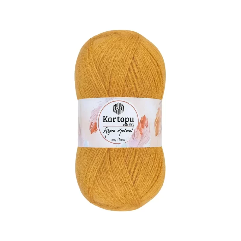 Kartopu Angora Natural El Örgü İpliği – %20 yün, %80 premium akrilik karışımı ile şık ve dayanıklı örgü projeleri için ideal. Tığ ve şişle rahatça kullanılabilir, çeşitli renk seçenekleri ile çeyizlik yelek, şal ve aksesuarlar için mükemmel bir tercih.