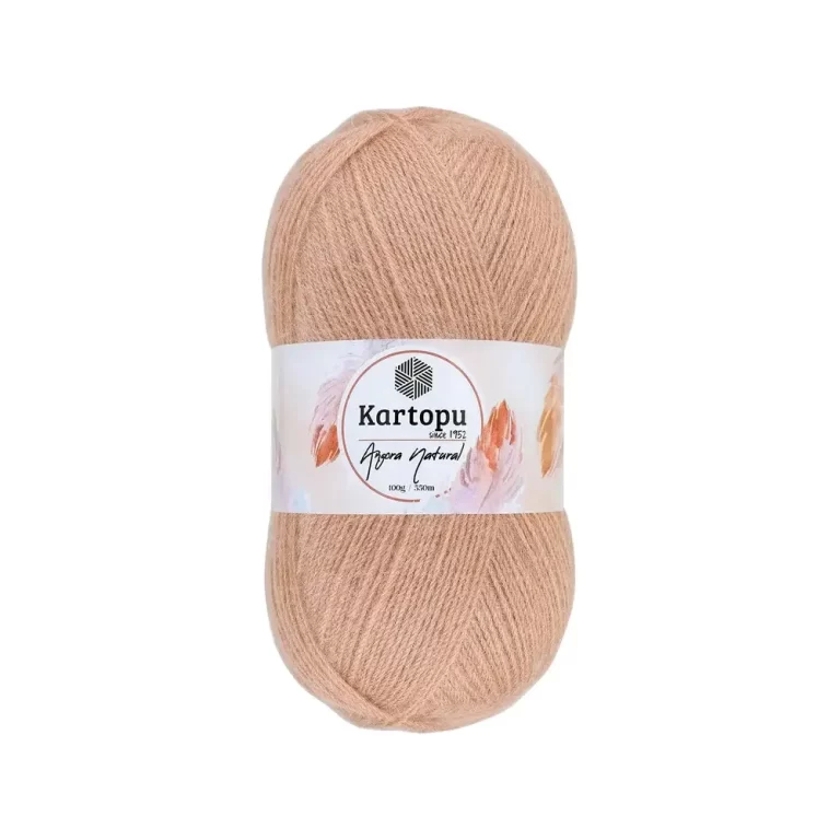Kartopu Angora Natural El Örgü İpliği – %20 yün, %80 premium akrilik karışımı ile şık ve dayanıklı örgü projeleri için ideal. Tığ ve şişle rahatça kullanılabilir, çeşitli renk seçenekleri ile çeyizlik yelek, şal ve aksesuarlar için mükemmel bir tercih.