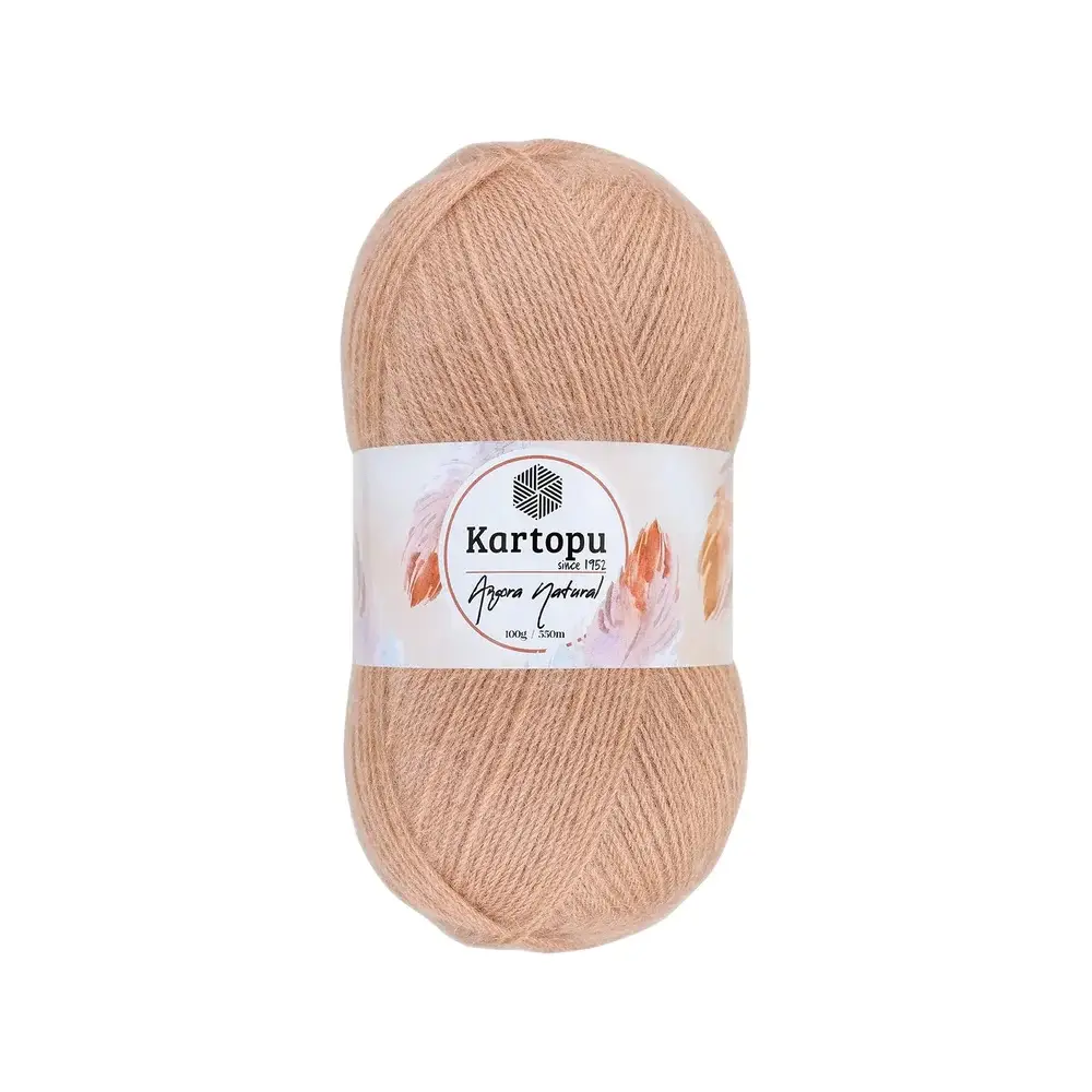 kartopu-angora-natural-k841 Kartopu Angora Natural El Örgü İpliği – %20 yün, %80 premium akrilik karışımı ile şık ve dayanıklı örgü projeleri için ideal. Tığ ve şişle rahatça kullanılabilir, çeşitli renk seçenekleri ile çeyizlik yelek, şal ve aksesuarlar için mükemmel bir tercih.