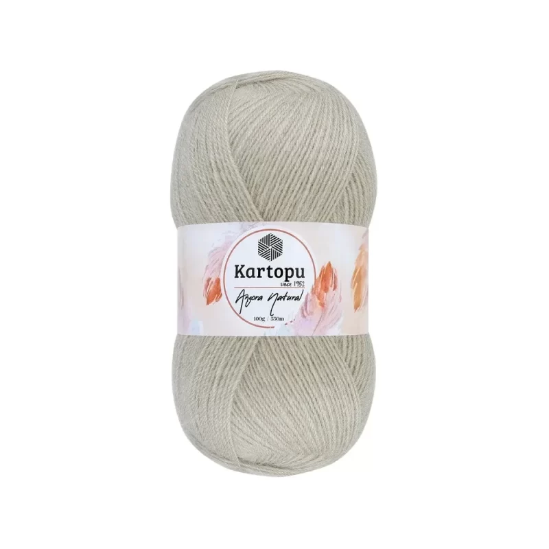 Kartopu Angora Natural El Örgü İpliği – %20 yün, %80 premium akrilik karışımı ile şık ve dayanıklı örgü projeleri için ideal. Tığ ve şişle rahatça kullanılabilir, çeşitli renk seçenekleri ile çeyizlik yelek, şal ve aksesuarlar için mükemmel bir tercih.