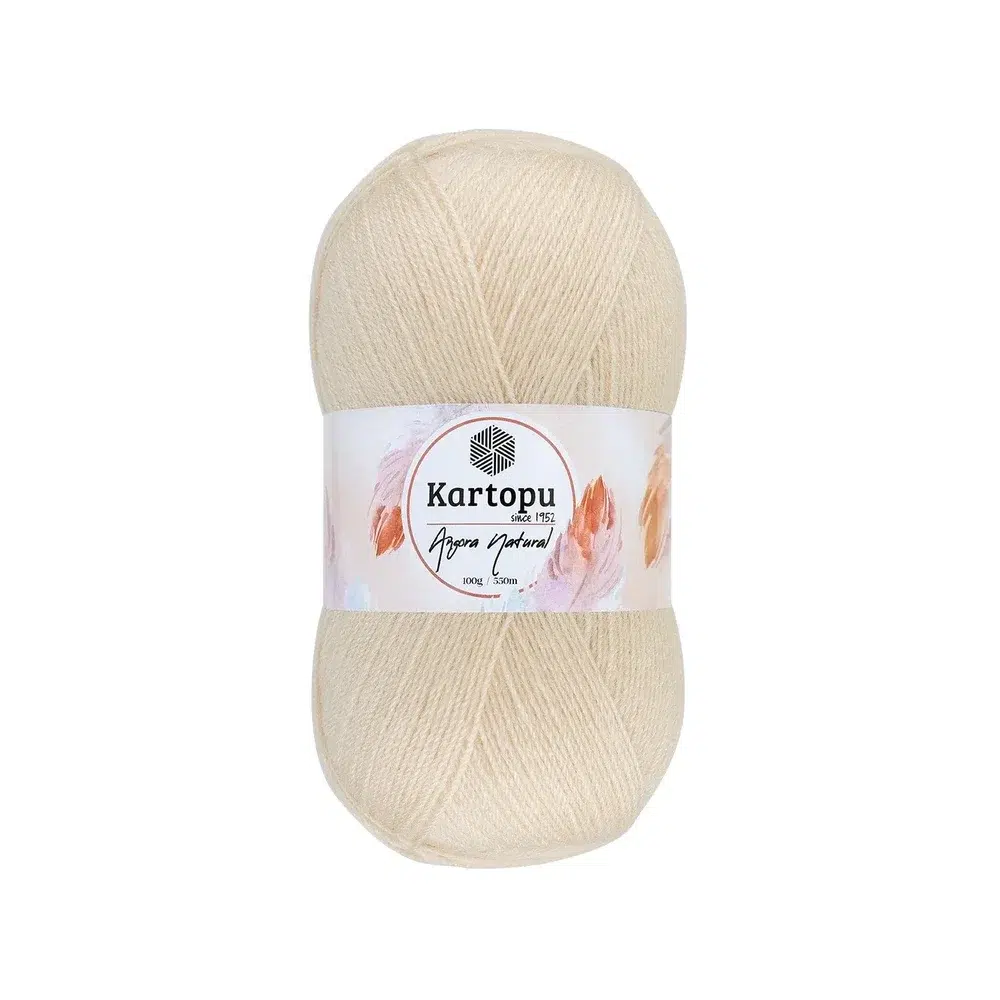 kartopu-angora-natural-k845 Kartopu Angora Natural El Örgü İpliği – %20 yün, %80 premium akrilik karışımı ile şık ve dayanıklı örgü projeleri için ideal. Tığ ve şişle rahatça kullanılabilir, çeşitli renk seçenekleri ile çeyizlik yelek, şal ve aksesuarlar için mükemmel bir tercih.
