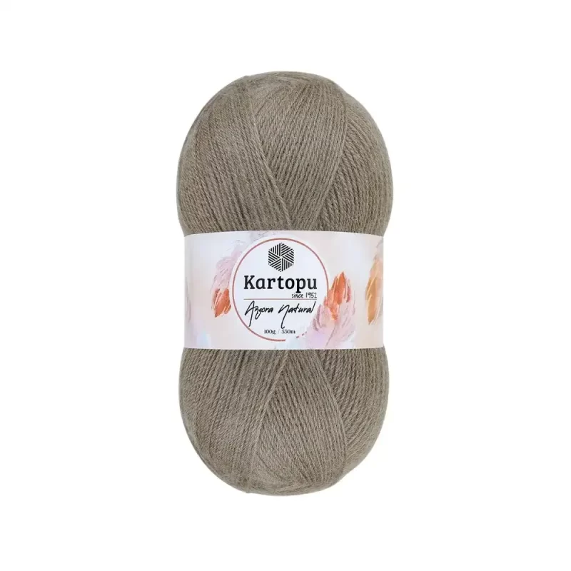 Kartopu Angora Natural El Örgü İpliği – %20 yün, %80 premium akrilik karışımı ile şık ve dayanıklı örgü projeleri için ideal. Tığ ve şişle rahatça kullanılabilir, çeşitli renk seçenekleri ile çeyizlik yelek, şal ve aksesuarlar için mükemmel bir tercih.