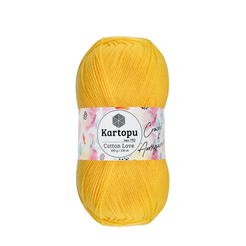 Kartopu Cotton Love: Renkli projelerinizi hayata geçirin! Yumuşak dokusu ve geniş renk seçenekleriyle öne çıkan ideal örgü ipliği. 🌈🧶 #Kartopu #CottonLove #Örgü