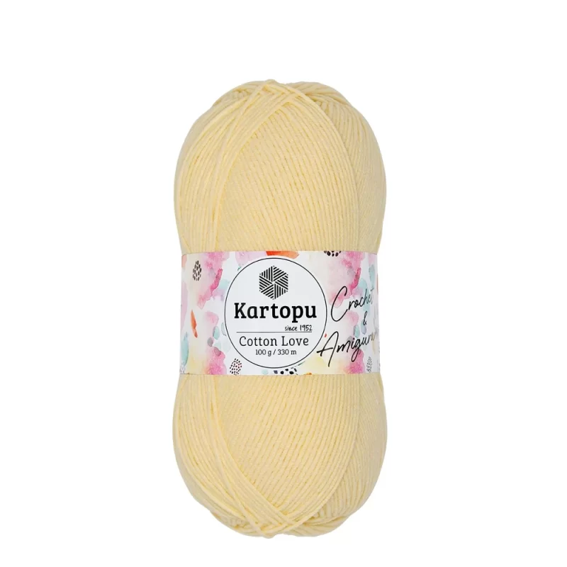 Kartopu Cotton Love: Renkli projelerinizi hayata geçirin! Yumuşak dokusu ve geniş renk seçenekleriyle öne çıkan ideal örgü ipliği. 🌈🧶 #Kartopu #CottonLove #Örgü
