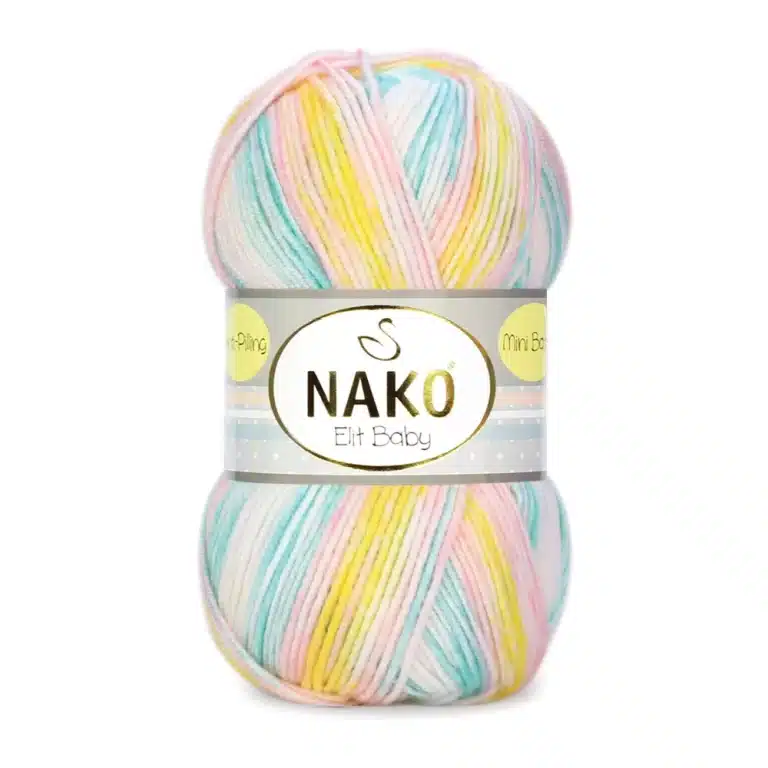 Nako Elit Baby Mini Batik: Renkli ve yumuşak dokusuyla bebeklerinizin konforunu ve şıklığını artırın! 🌈👶 #ElitBaby #MiniBatik