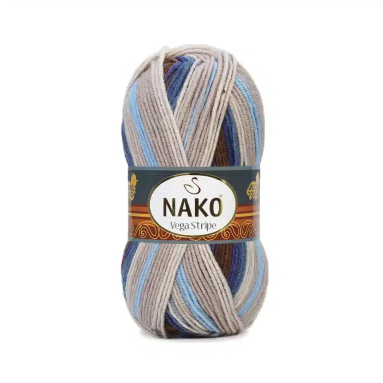Nako Vega Stripe Batik: Renk cümbüşü ve dokunaklı yumuşaklık bir araya geliyor. Hırka, kazak, atkı ve daha fazlası için ideal. Yaratıcılığınıza renk katın