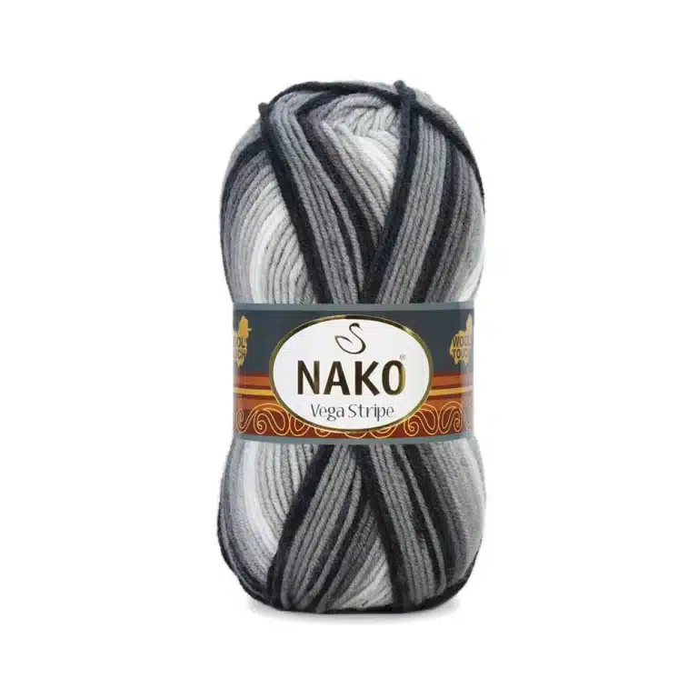 Nako Vega Stripe Batik: Renk cümbüşü ve dokunaklı yumuşaklık bir araya geliyor. Hırka, kazak, atkı ve daha fazlası için ideal. Yaratıcılığınıza renk katın