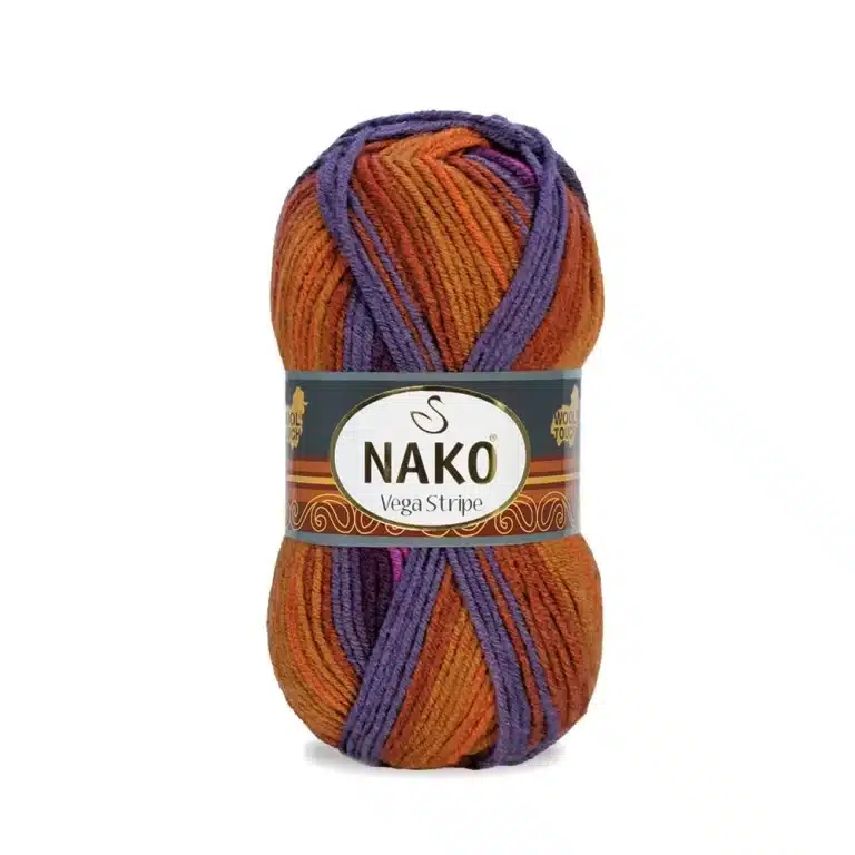 Nako Vega Stripe Batik: Renk cümbüşü ve dokunaklı yumuşaklık bir araya geliyor. Hırka, kazak, atkı ve daha fazlası için ideal. Yaratıcılığınıza renk katın