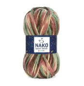 Nako Sportwool Şenlik İpliği - 12 farklı renk seçeneğiyle özgün tasarımlarınıza renk katın. Atkı, bere ve hırka projelerinizde kullanabileceğiniz sıcak ve yumuşak örgü ipliği
