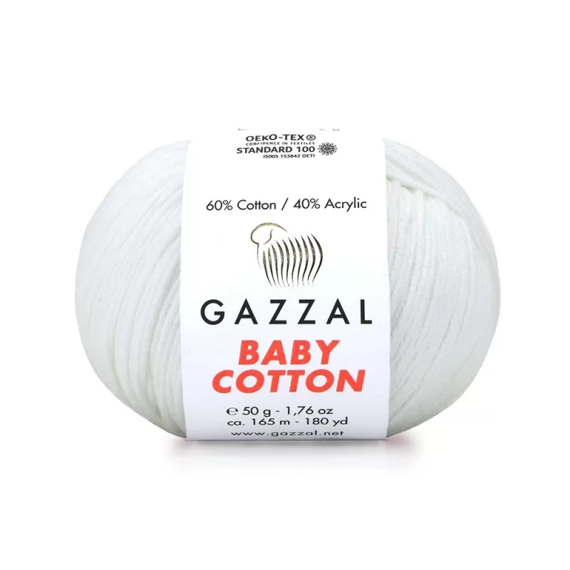 Gazzal Baby Cotton ile renklerin büyülü dünyasına adım atın. Yumuşak dokusu ve çeşitli renkleriyle her örgüye zarafet katın, özgünlüğünüzü ön plana çıkarın