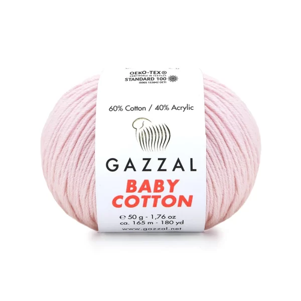Gazzal Baby Cotton ile renklerin büyülü dünyasına adım atın. Yumuşak dokusu ve çeşitli renkleriyle her örgüye zarafet katın, özgünlüğünüzü ön plana çıkarın